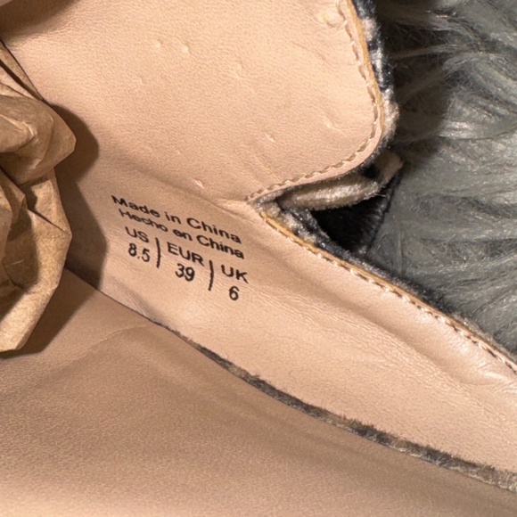 EUC Aldo Leopard Print Knotted Pointed Toe Mule Flats Size 8.5 - Picture 10 of 11